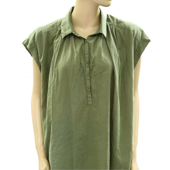 Nili Lotan Normandy Shirt Tunic Top Cotton Kimono Oversized Formal S NEW 285808 - Picture 3 of 6